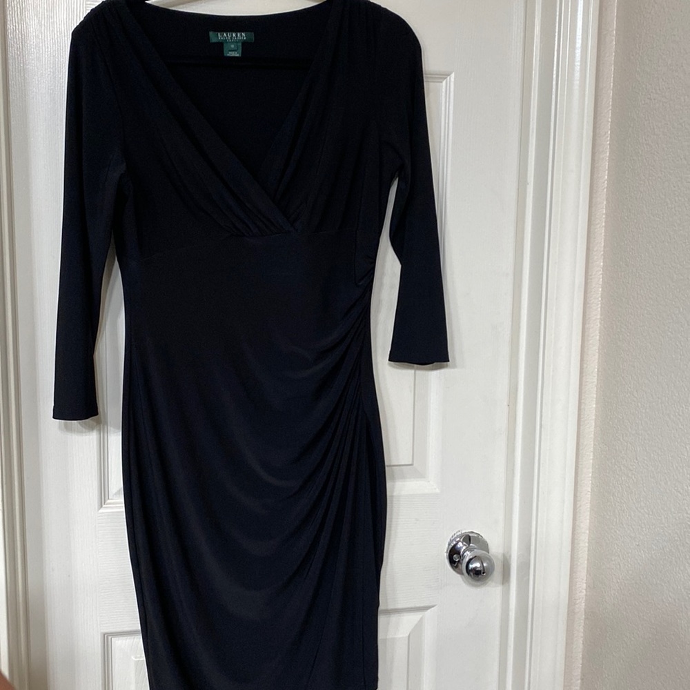 Black cocktail dress